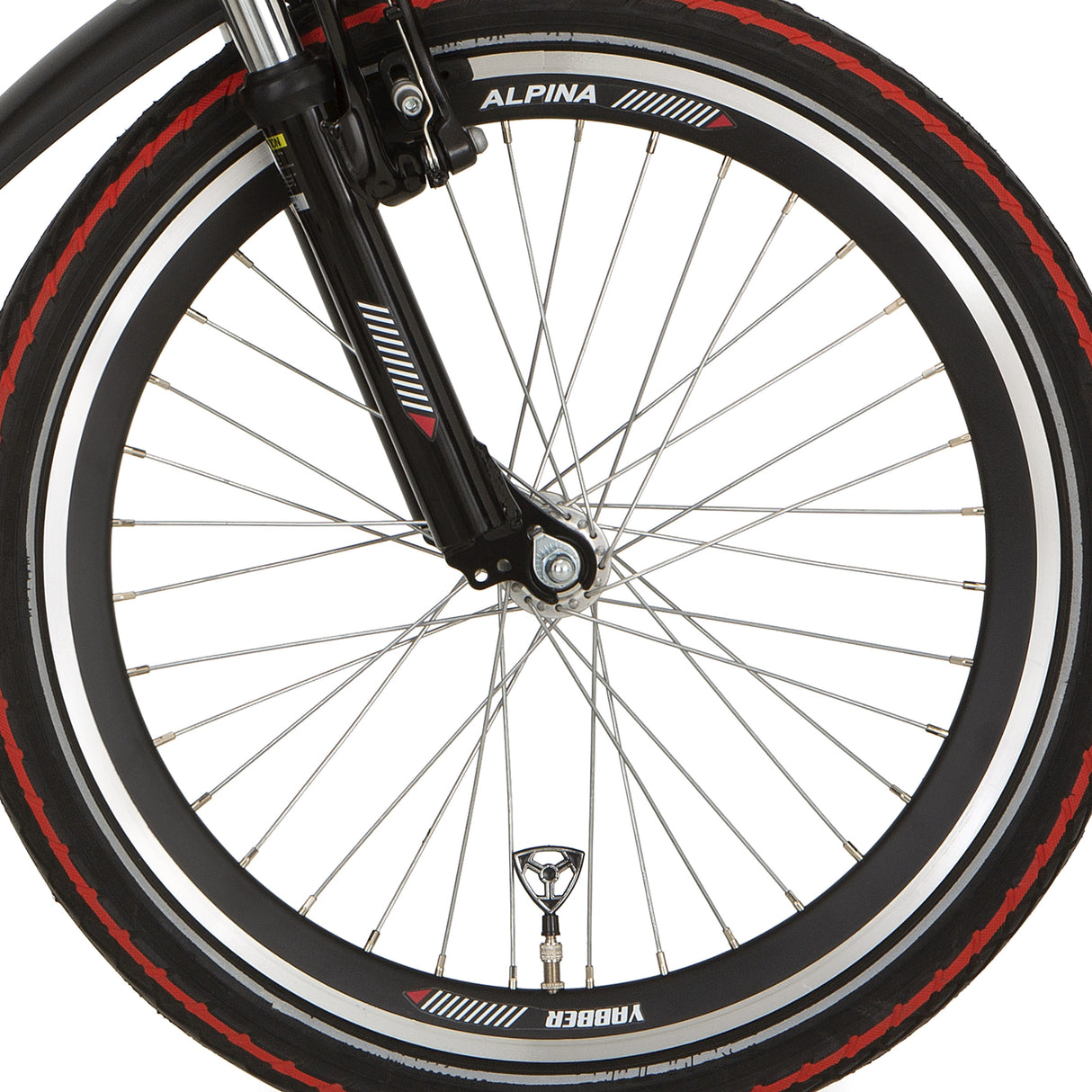 Alpina Vorderrad 20 HLQC Yabber Black Zinc SPK