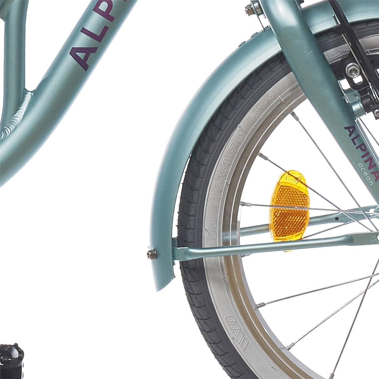 Alpina Fender Set + Rod 18 Ozean Soft Mint Matt