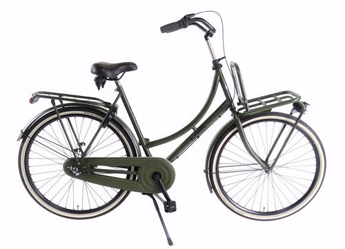 Aldo 28 Zoll Oma Fahrrad Lastenrad 50 cm 3V Armeegrün