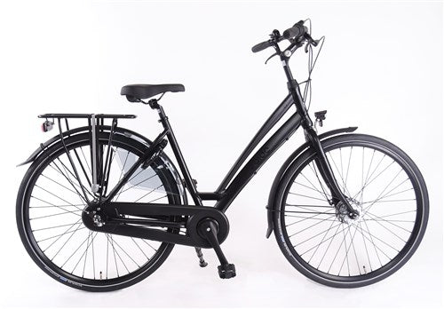 Aldo 28 Zoll C7 Fahrrad Aluminium DS55 mattschwarz 7S Rollenbremse