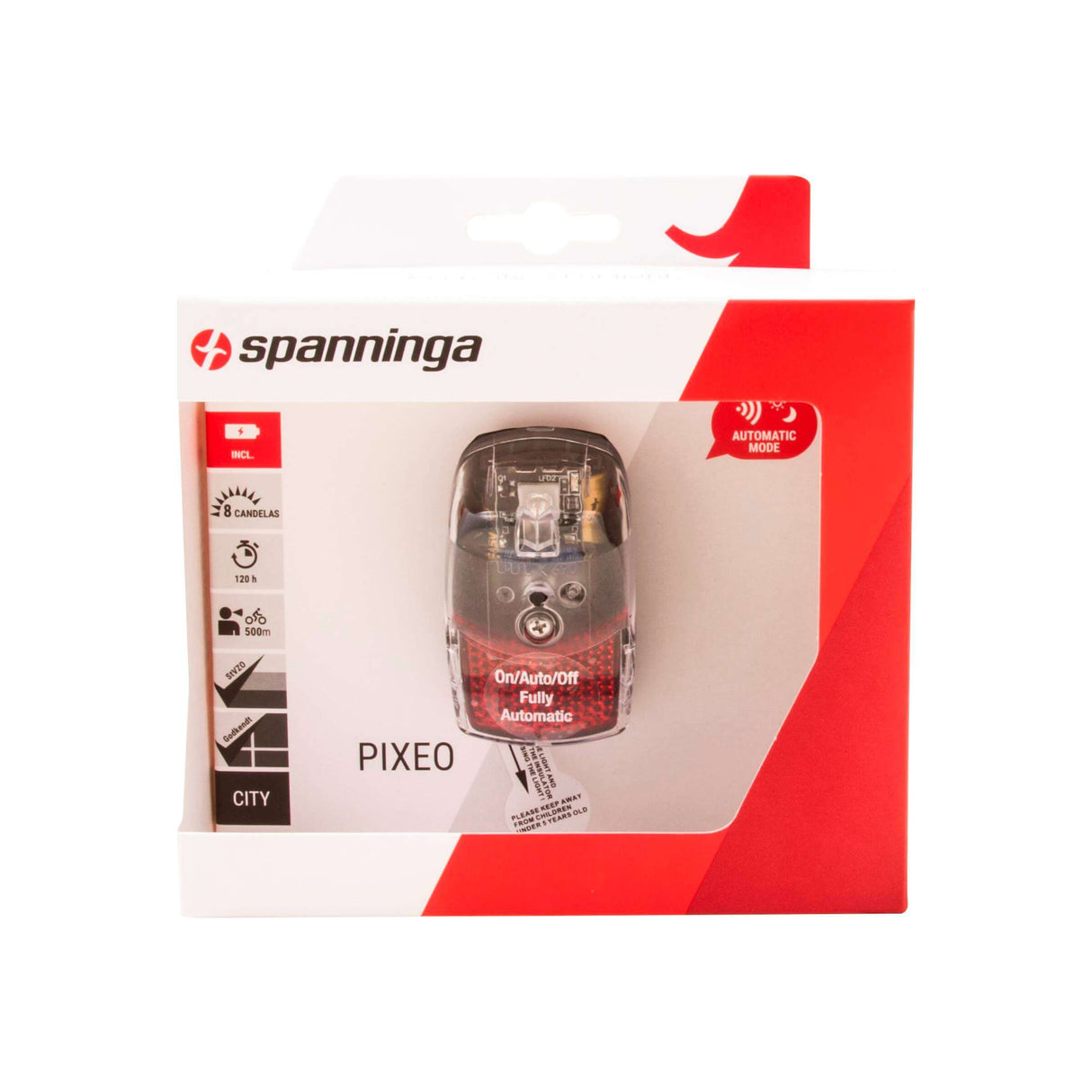 Spanninga Fender Hecklicht Pixeo XBA 2xaaa in Box