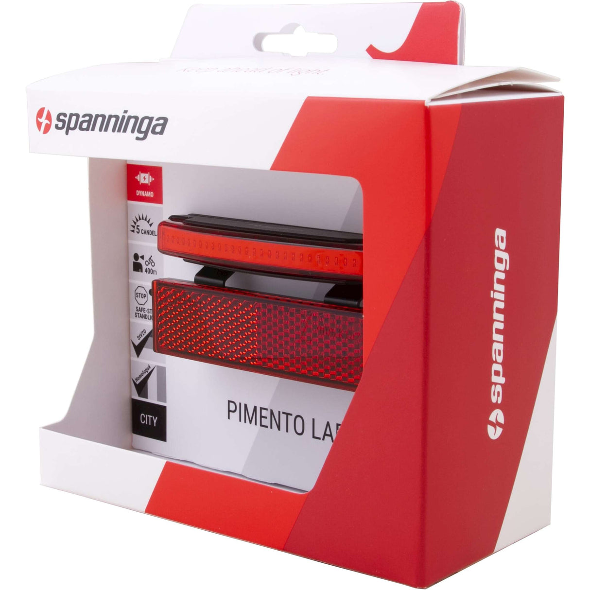 Spanninga Hecklicht Piment großer XDVs Dynamo 80 mm