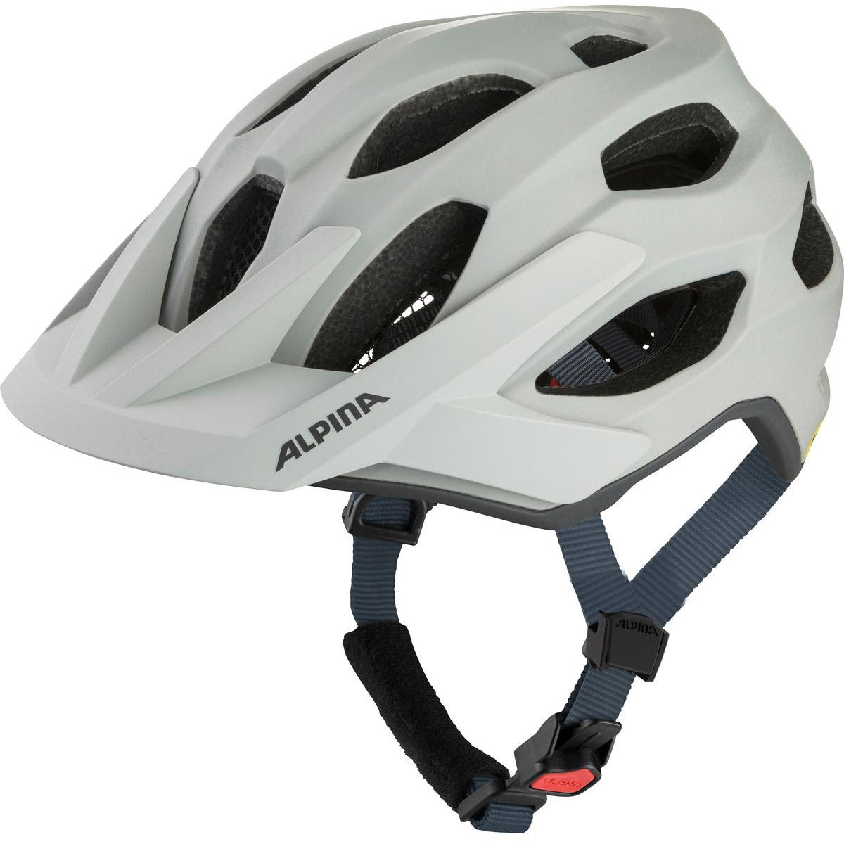Olympische Sportbekleidung Alpina Sports MTB-Helm Apax Mips 52-57 Mattgrau