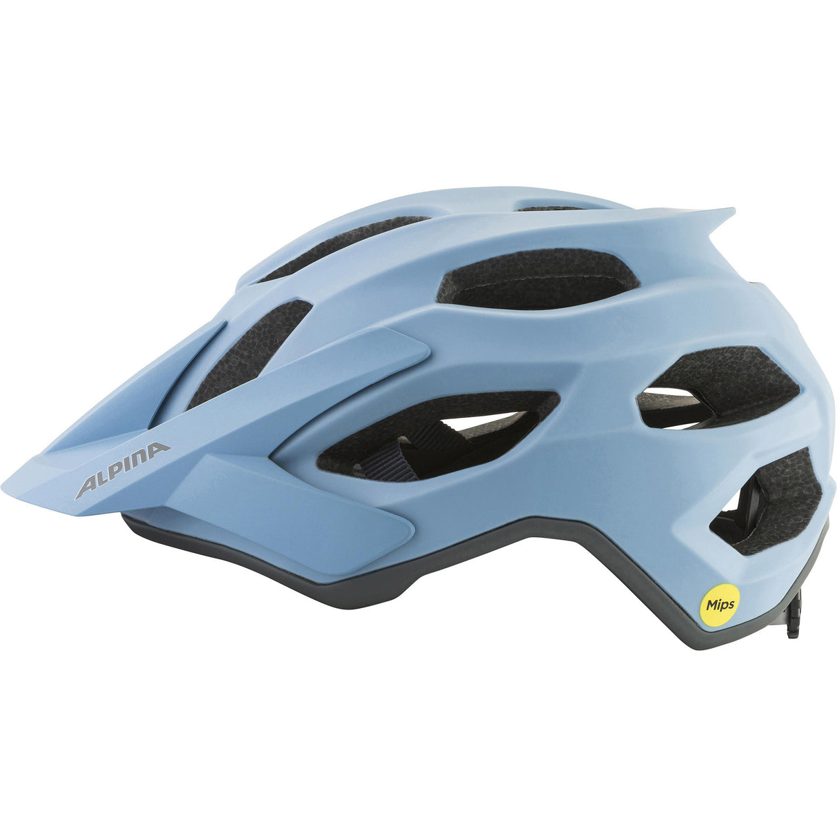 Olympische Sportbekleidung Alpina Sports MTB-Helm Apax Mips 57-62 matt hellblau