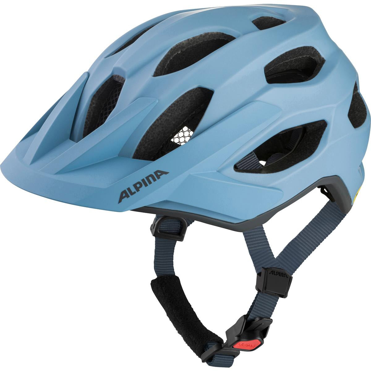 Olympische Sportbekleidung Alpina Sports MTB-Helm Apax Mips 57-62 matt hellblau