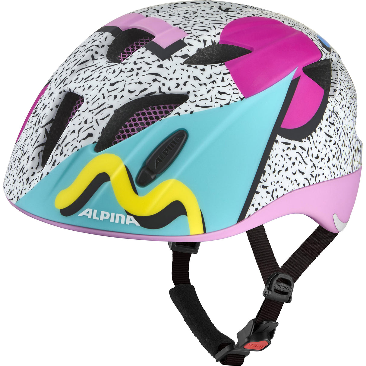 Olympiasportbekleidung Alpina Sports Kinderhelm Ximo Flash Retro 47-51 matt