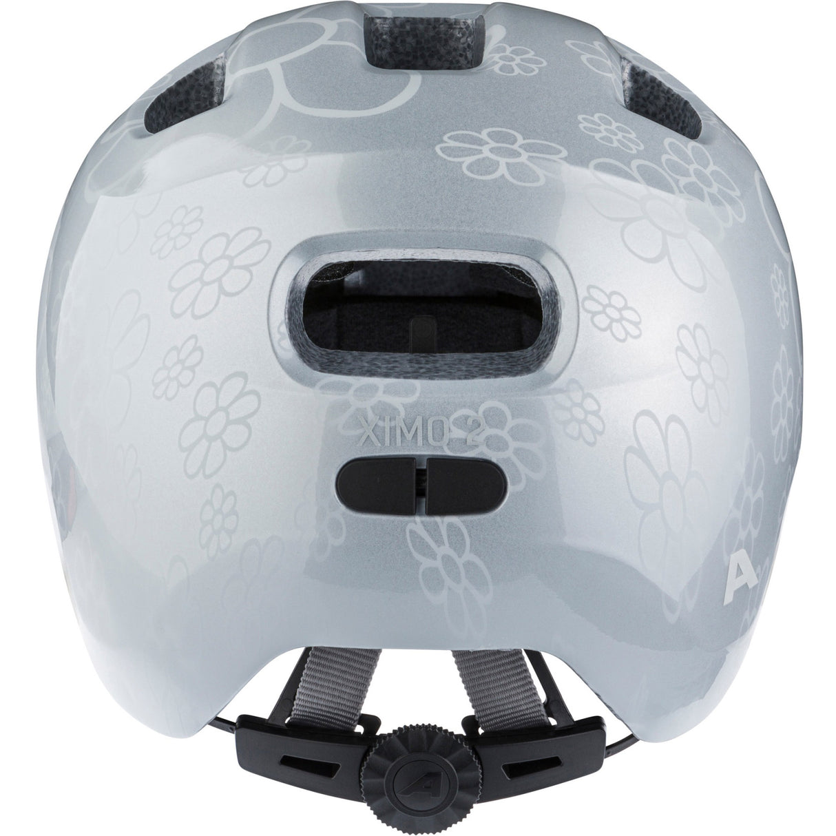 Olympic sportswear alpina sports kinderhelm ximo 2 silver fower 47-51 glans
