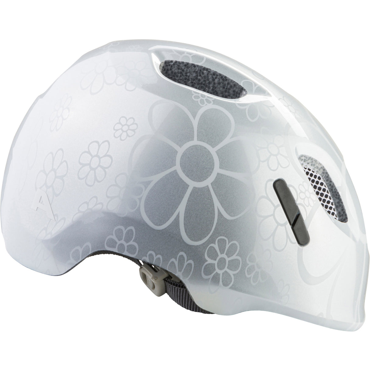 Olympic sportswear alpina sports kinderhelm ximo 2 silver fower 49-54 glans