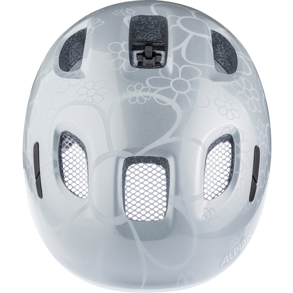 Olympic sportswear alpina sports kinderhelm ximo 2 silver fower 49-54 glans