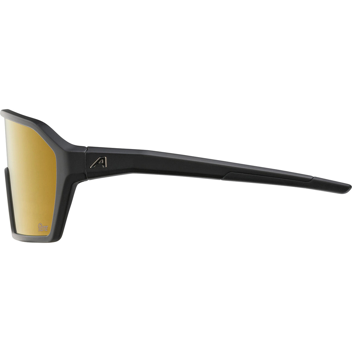 Alpina Sports Sportbrille Ram Q-Lite Gold Mirror Schwarz