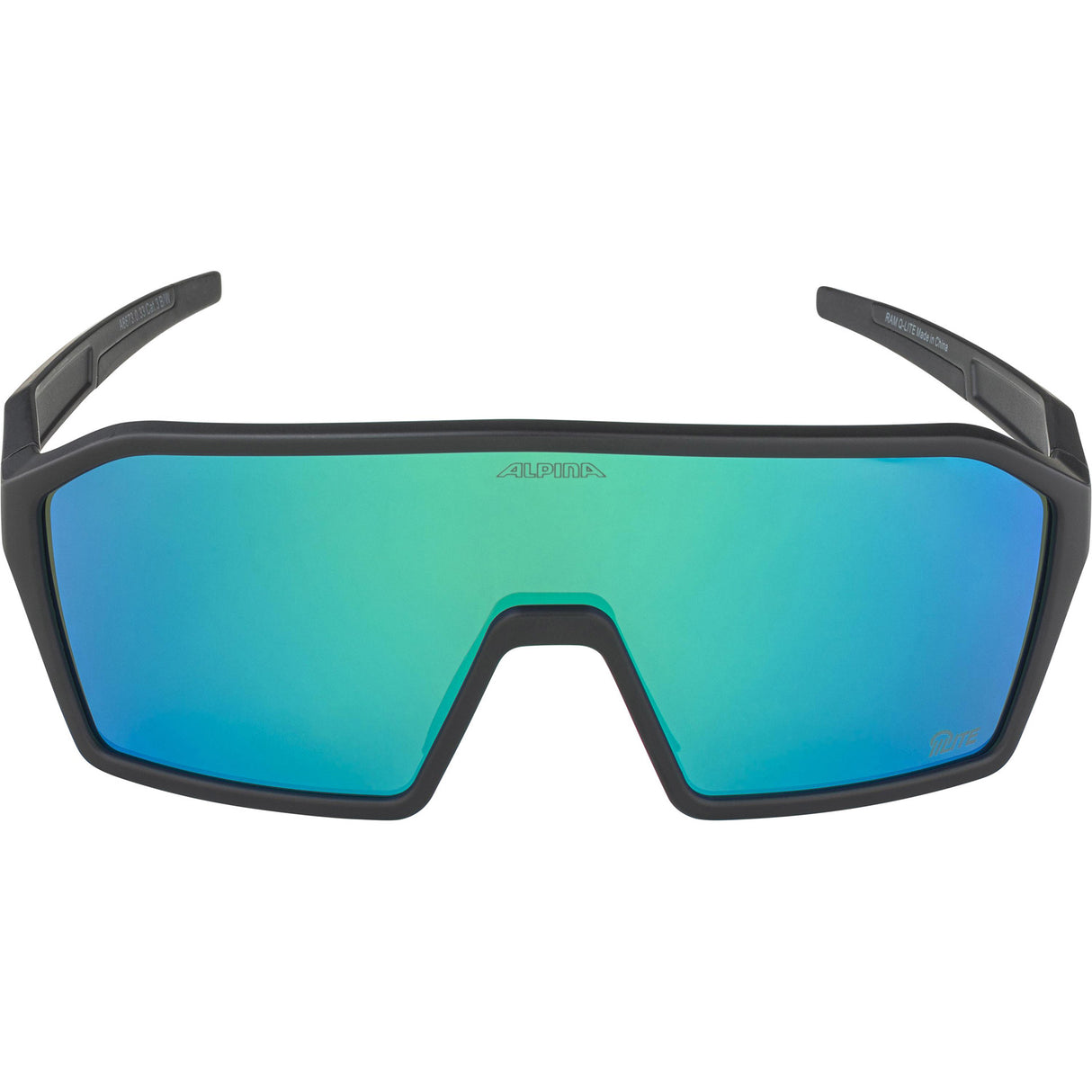 Alpina Sports Sportbrille Ram Q-Lite Jade Mirror Lens Schwarz