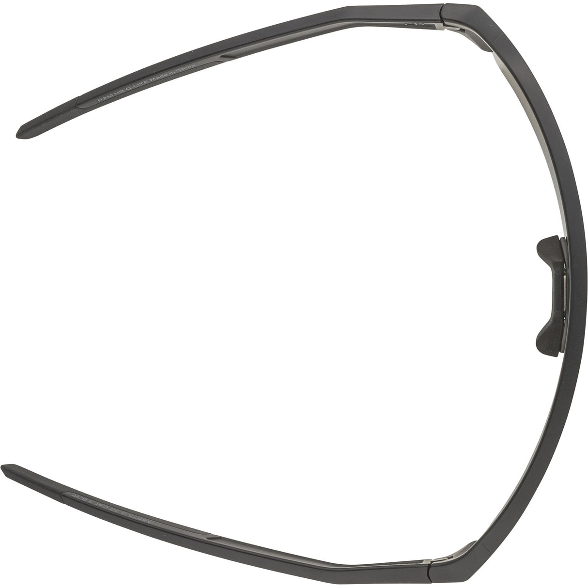 Olympische Sportbekleidung Alpina Sports Sportbrille Ram HR Q-Lite Jade Spiegelglas schwarz