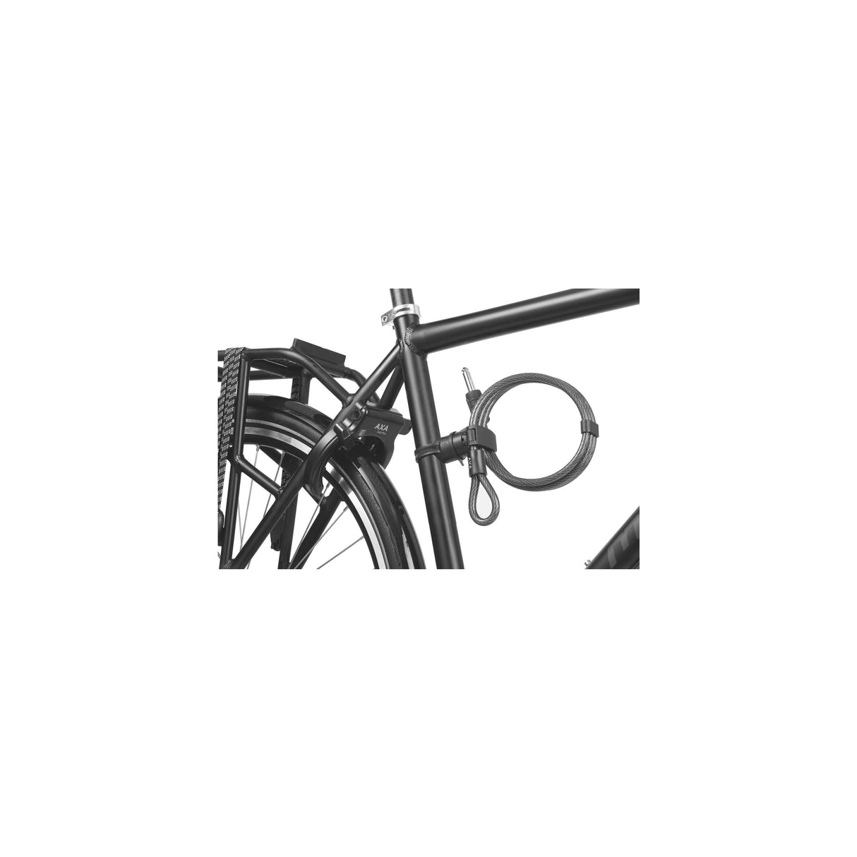 AXA RLE 150 cm Schlitzkabel - schwarz