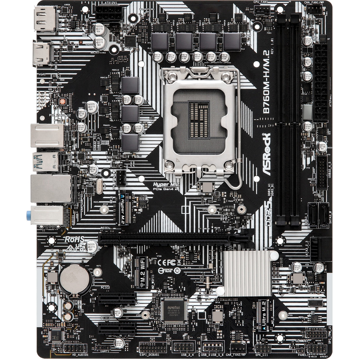 ASROCK B760M-H M.2