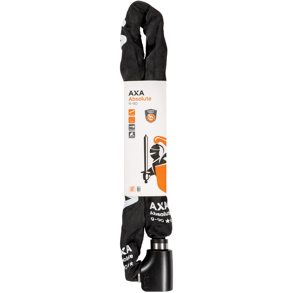 Axa Kettenschloss absolut 9-90cm Art** schwarz