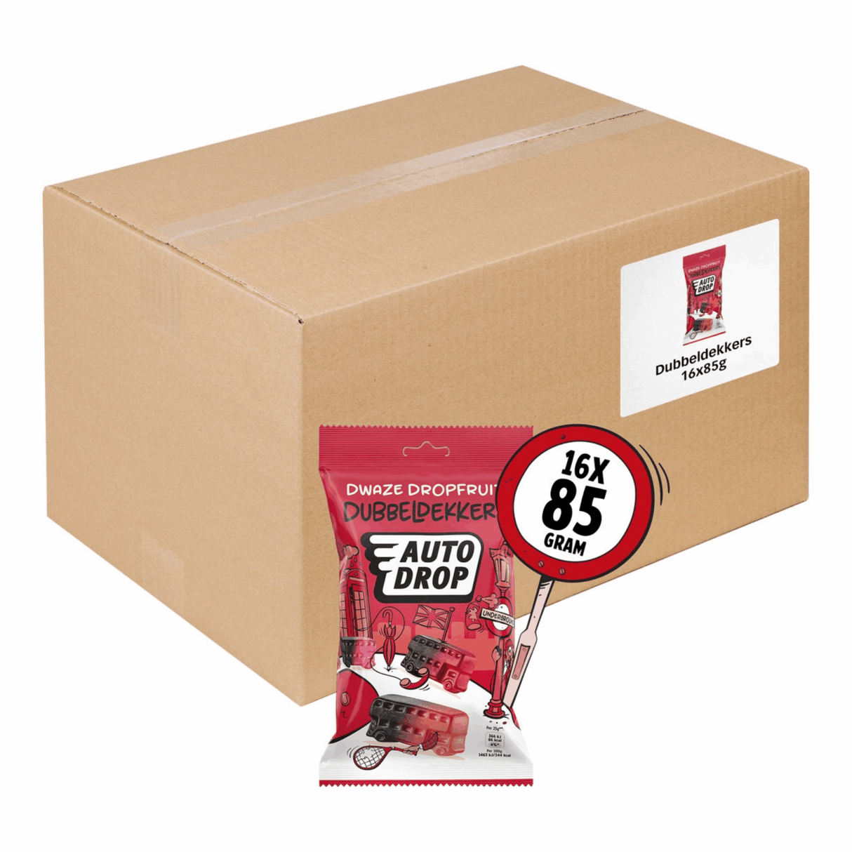 Autodrop Snackpaket Doppeldecker (16x 85gr)