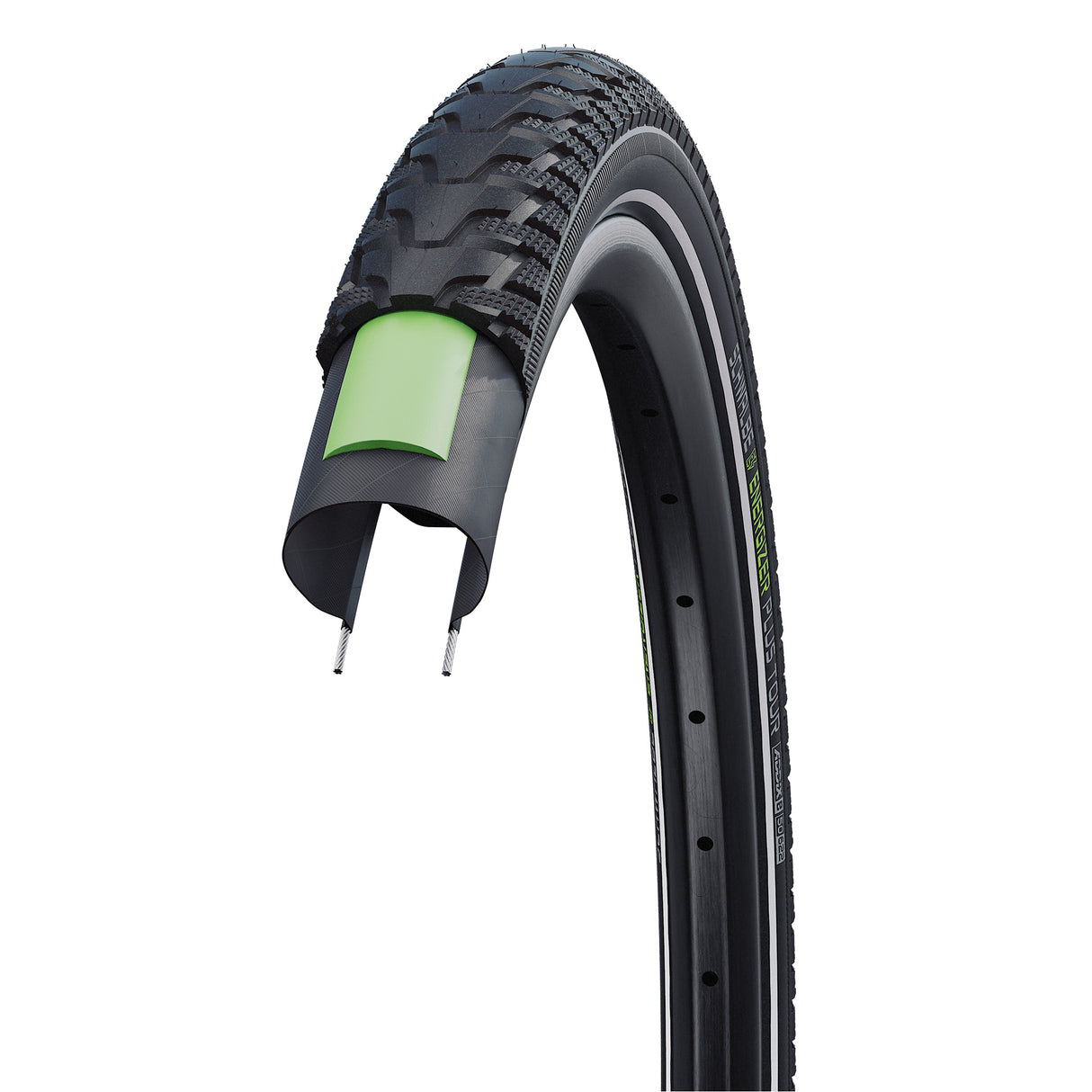 Schwalbe Tire Energizer Plus Tour 37-622 28x1.40 Schwarzer Reflex