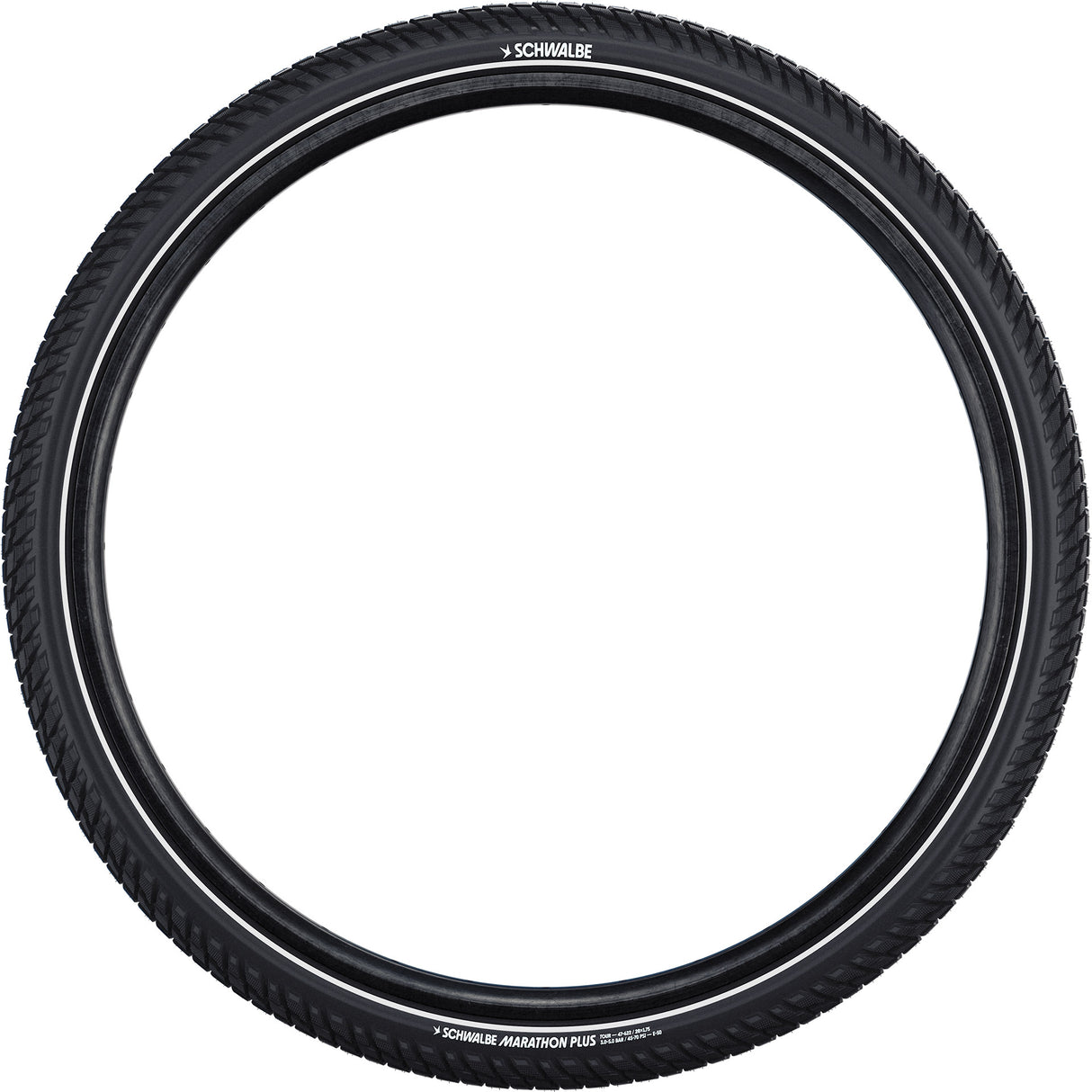 Schwalbe Außenreifen Marathon Plus Tour Smartguard 28 x 1,50 40-622 mm – Schwarz mit Reflexion
