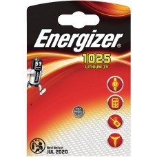 Energizer Knopfzellenbatterie CR1025 3V Flyer-Display