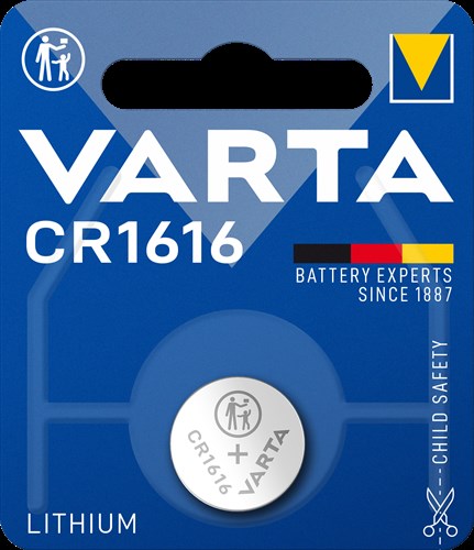 Varta -Tastezellenbatterie 3V CR1616
