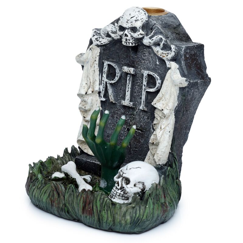 Rip-Zombie-Hand-Grabstein-Rückfluss-Räucherstäbchenhalter