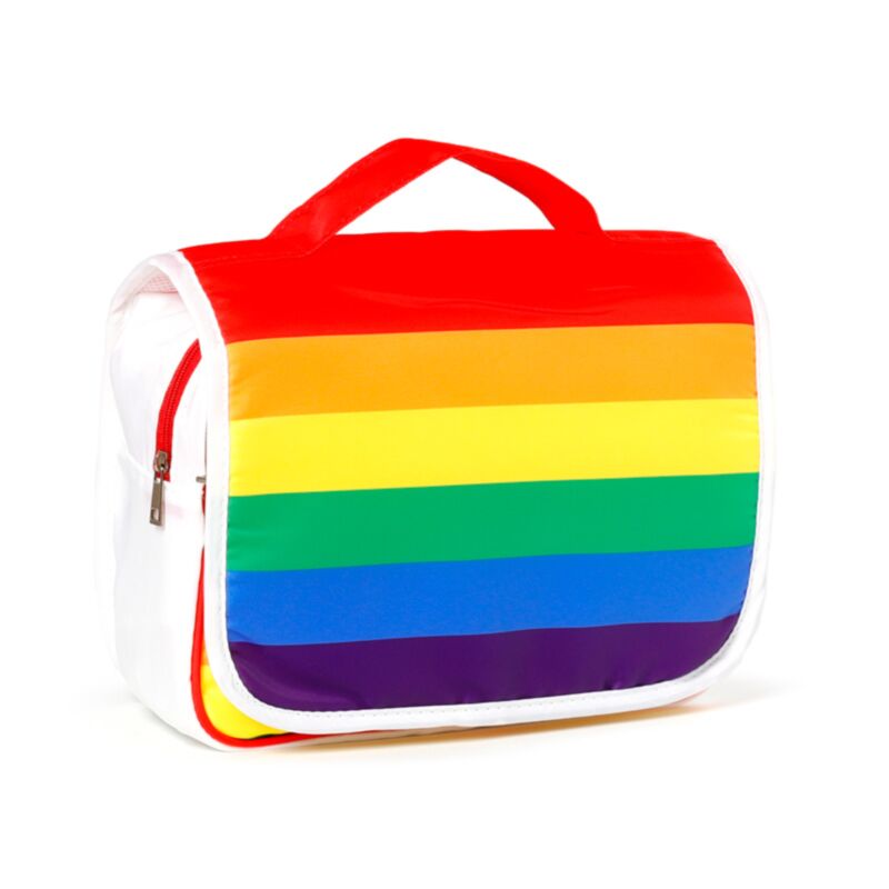 Irgendwo Regenbogen-Kulturbeutel zum Aufhängen