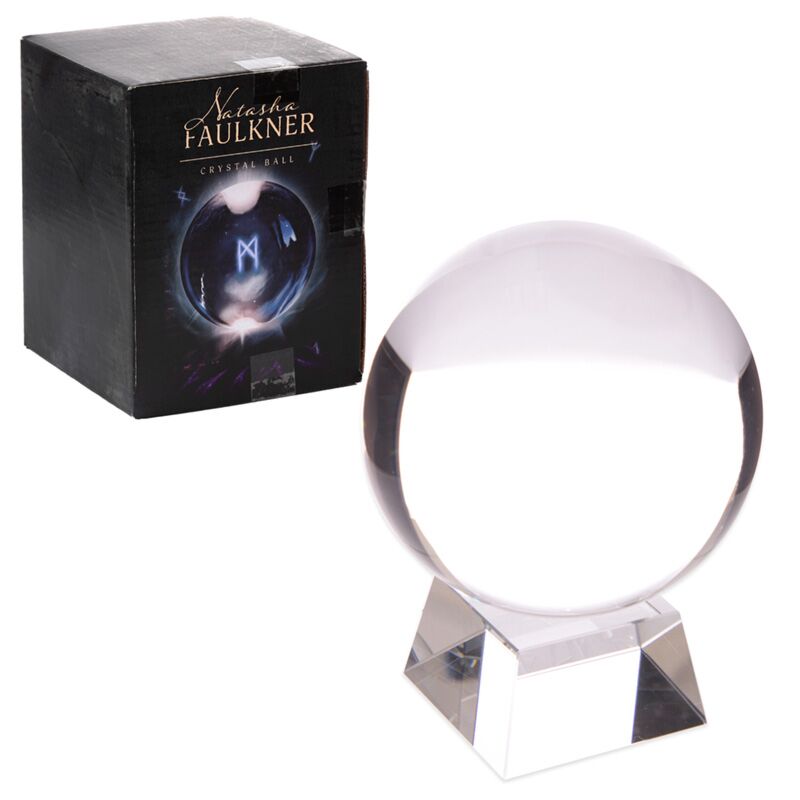 Kristallkugel in Geschenkbox – 10 cm