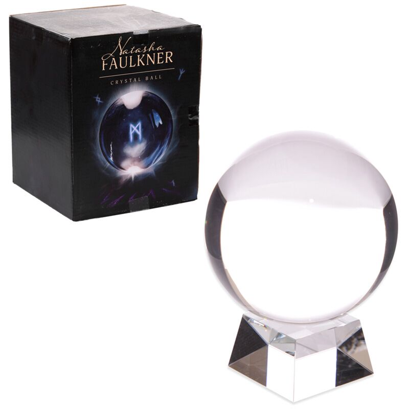 Kristallkugel in Geschenkbox – 14 cm