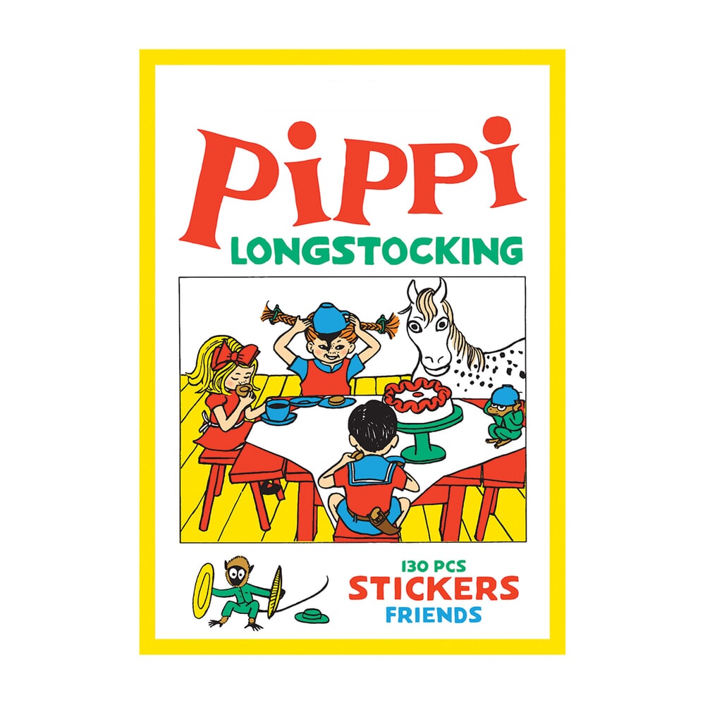 Barbo Toys Pippi-Aufkleber – Freunde mit 130 Aufklebern (8620)