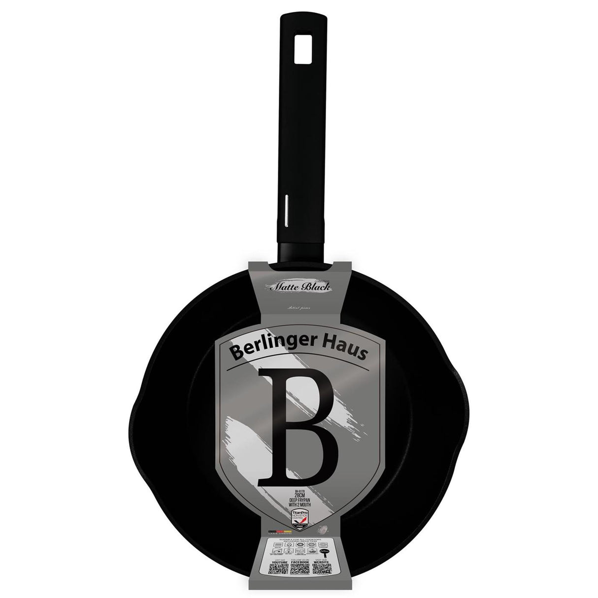 Berlingerhaus tiefe Bratpfanne 28cm