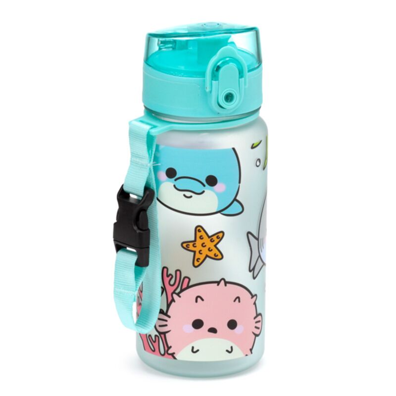 Adoramals Sea Life Pop-Top 350 ml Ecozen Kindertrinkflasche