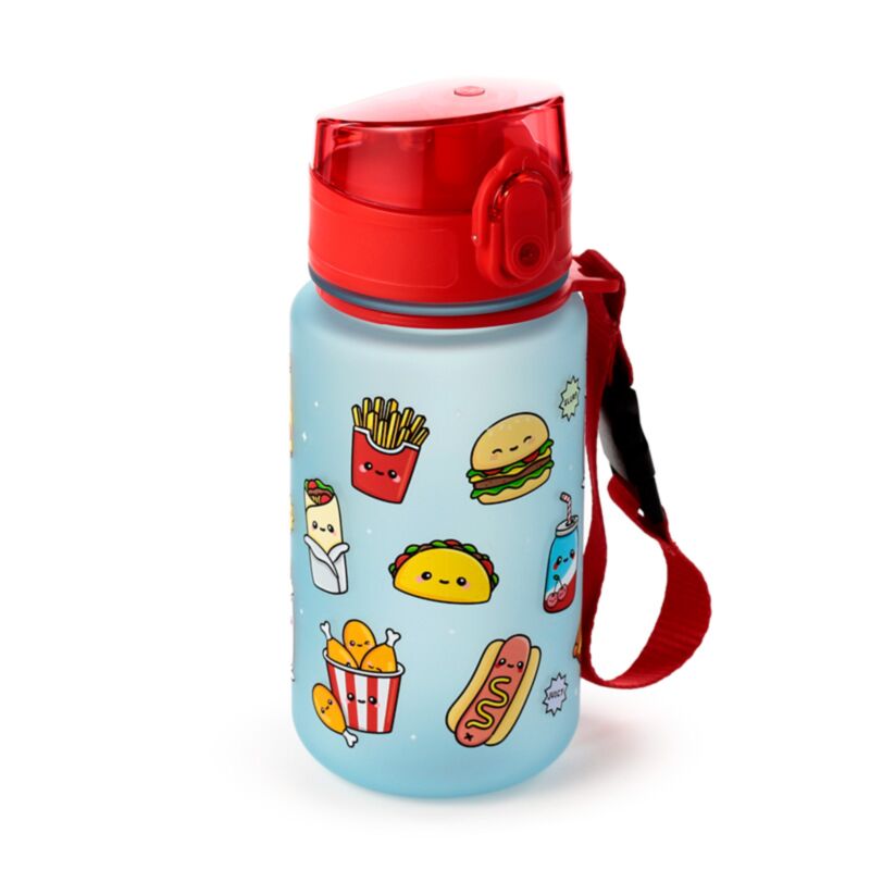 Foodiemals Pop-Top-350-ml-Ecozen-Kindertrinkflasche