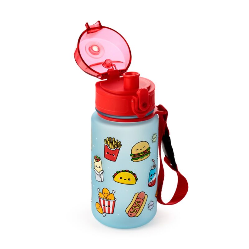 Foodiemals Pop-Top-350-ml-Ecozen-Kindertrinkflasche