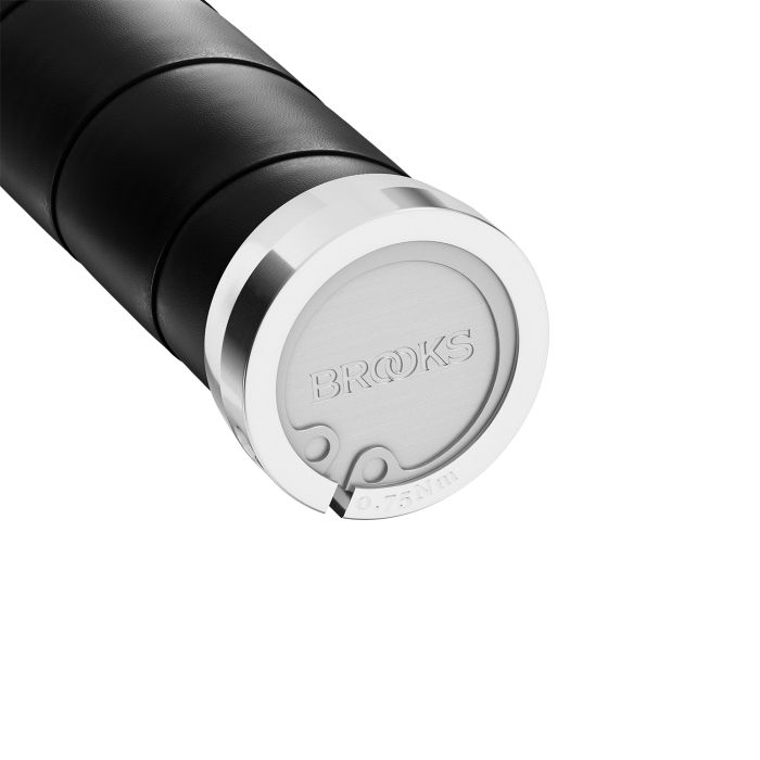 Brooks Handles Slender Ledergriffe 130 mm schwarz