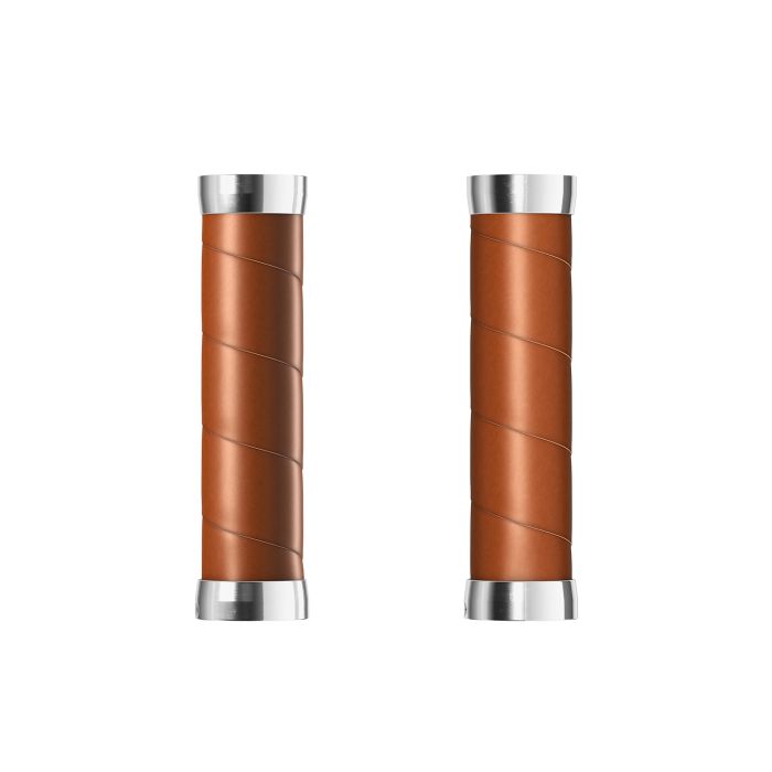 Brooks schlanke Ledergriffe (130+130 mm) – Honig