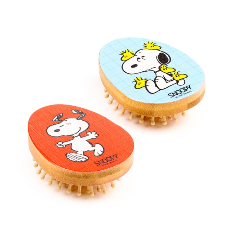 Union Peanuts Snoopy Woodstock Bambus-Haarbürste