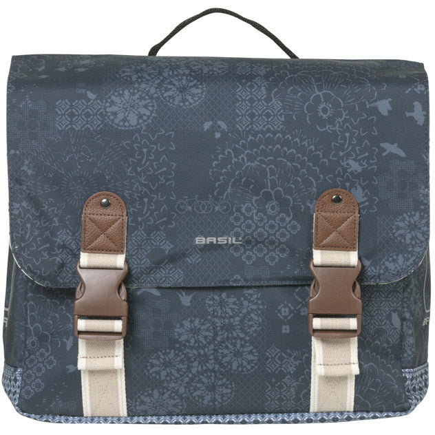 Basil Doppelte Fahrradtasche Bohème Mik 35 Liter – Indigoblau