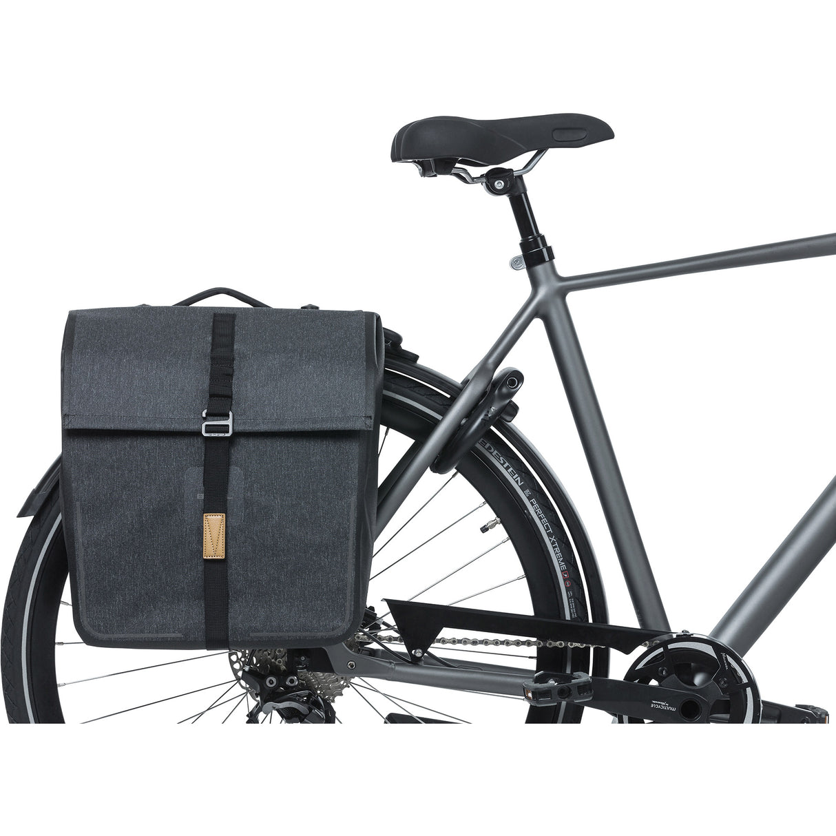 Basil Doppelte Fahrradtasche Urban Dry Mik 50 Liter – Anthrazit