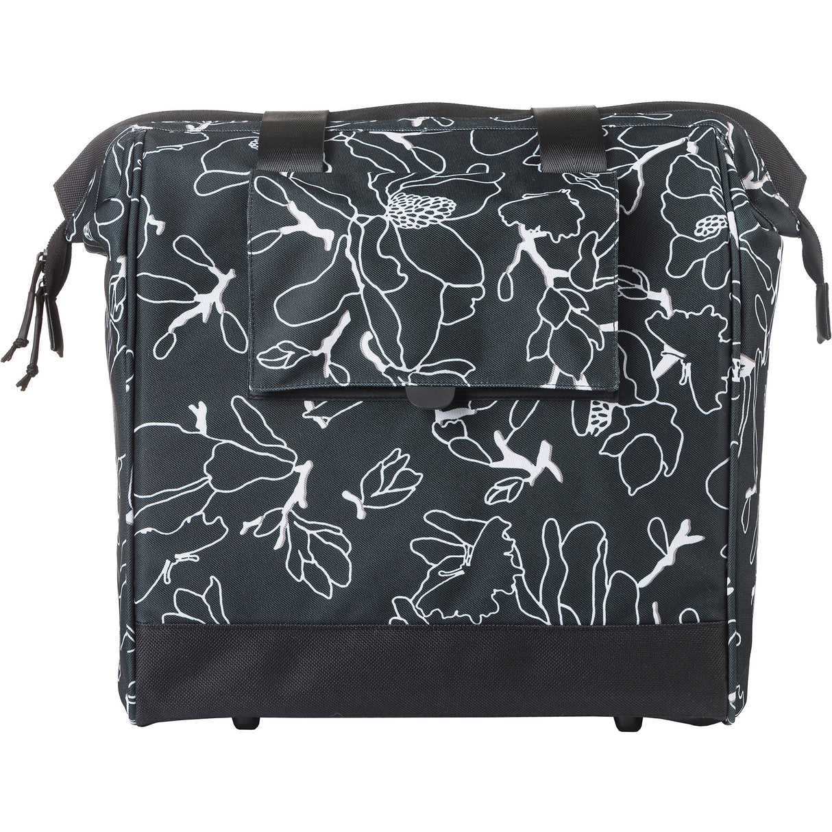 Basil Fahrradshopper Grand Flower Mik 23l 12 x 35 x 35 cm – Schwarz