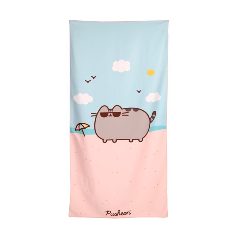 Pusheen die Katze Mikrofaser-Strandtuch