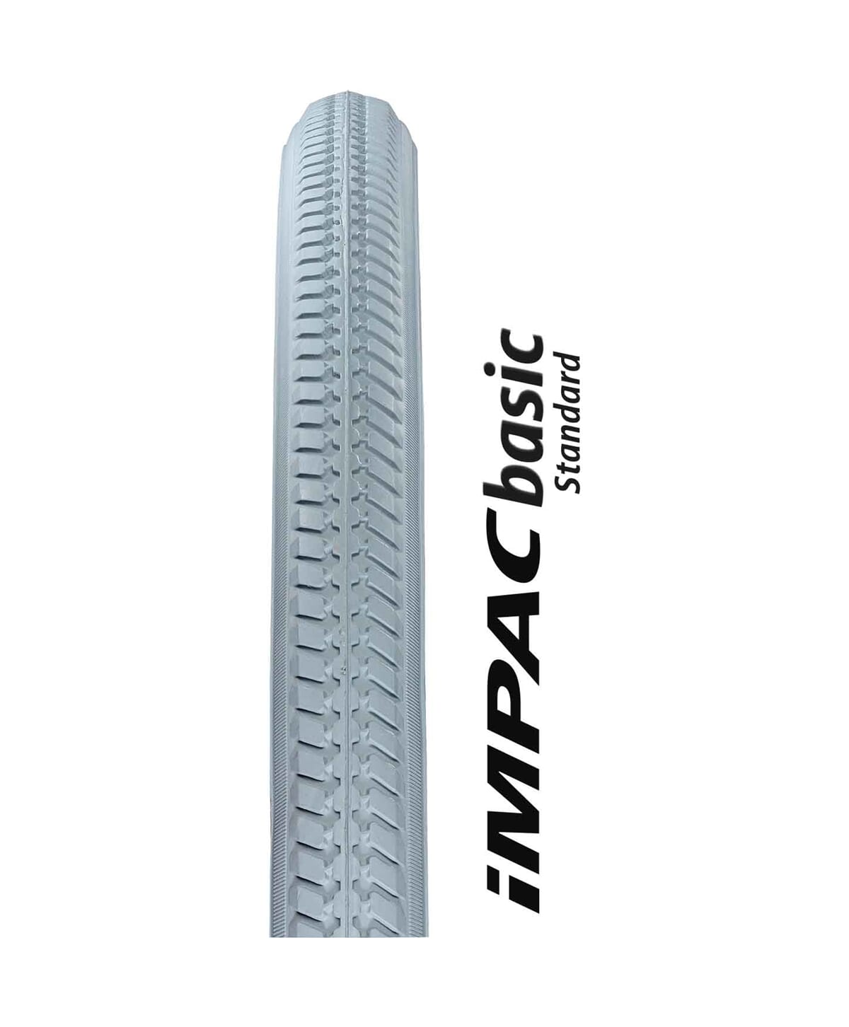 Impac -Reifen 20x1 3 8 Grau - Stadtband für Rollstühle