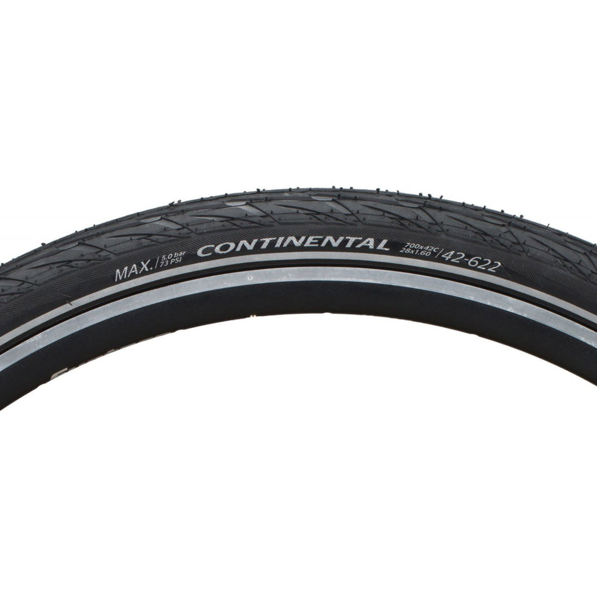 Continental Tire-Kontakt plus Stadt 42-622 (28x1.60) Schwarzer Reflex