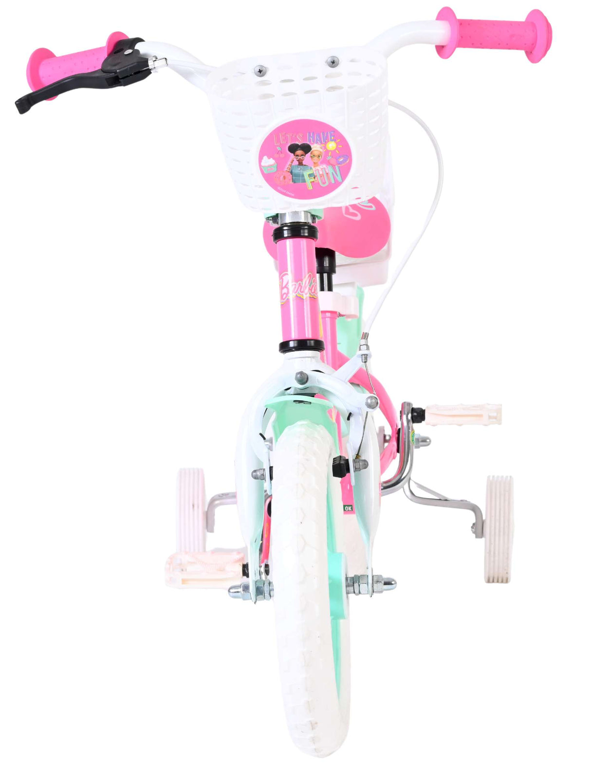 Volare barbie kinderfiets - meisjes - mag wheels - 12 inch - roze