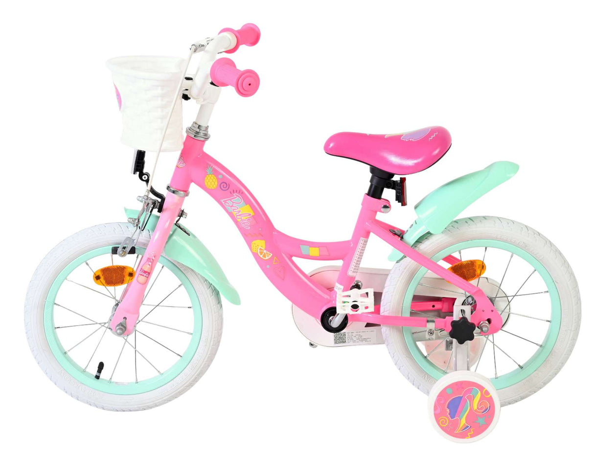 Barbie Kinderfahrrad – Mädchen – 14 Zoll – Rosa