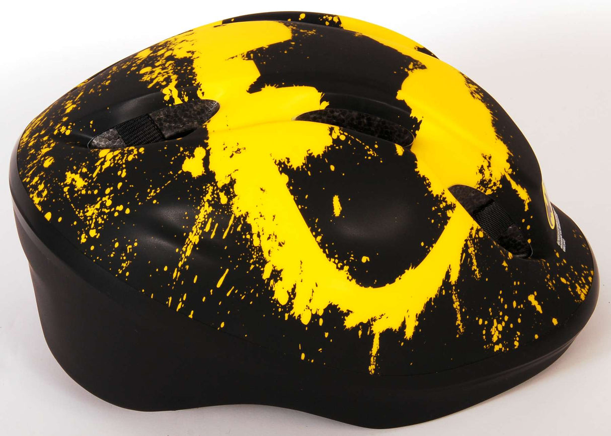 Skate Fahrradhelm Batman Junigoud 52-56 cm schwarz gelb