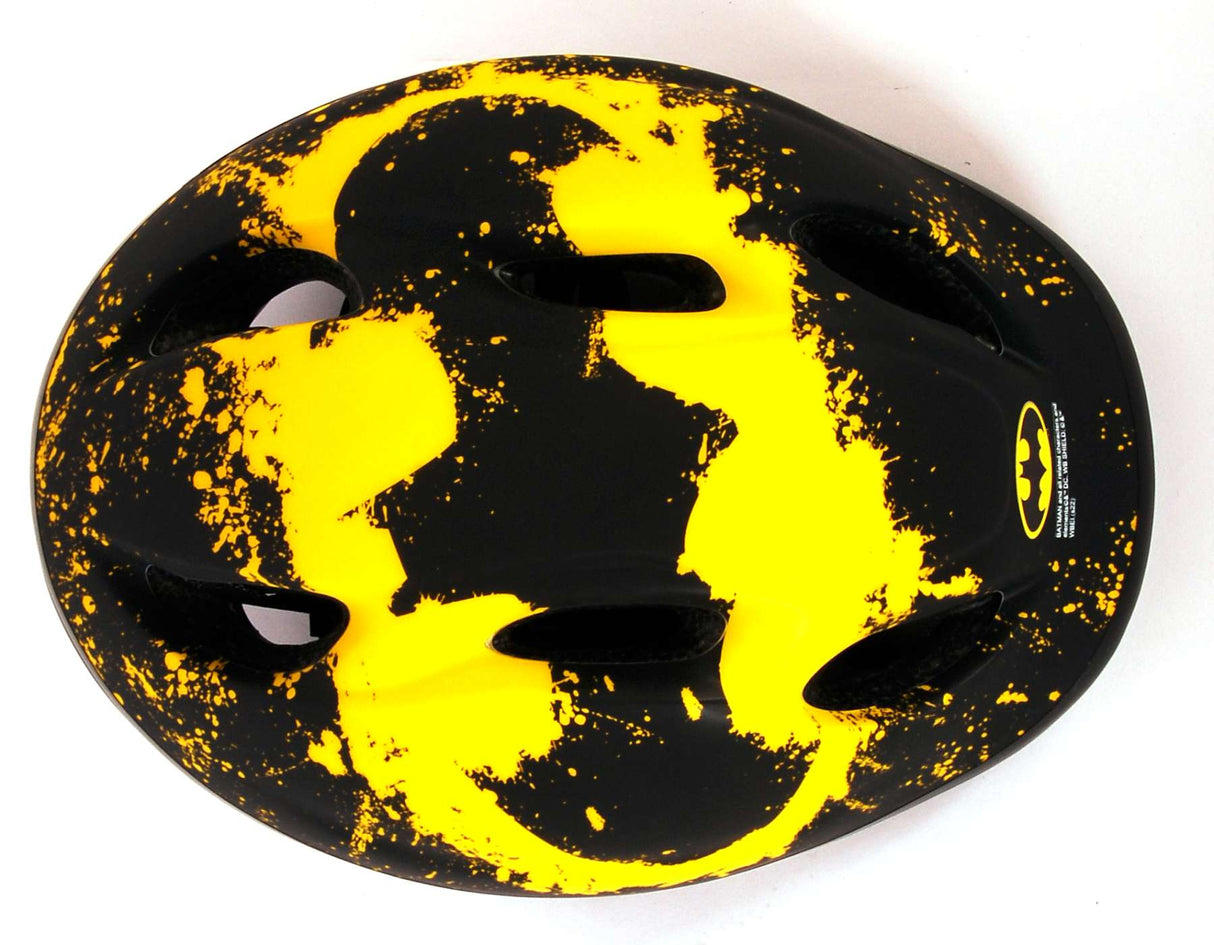 Skate Fahrradhelm Batman Junigoud 52-56 cm schwarz gelb
