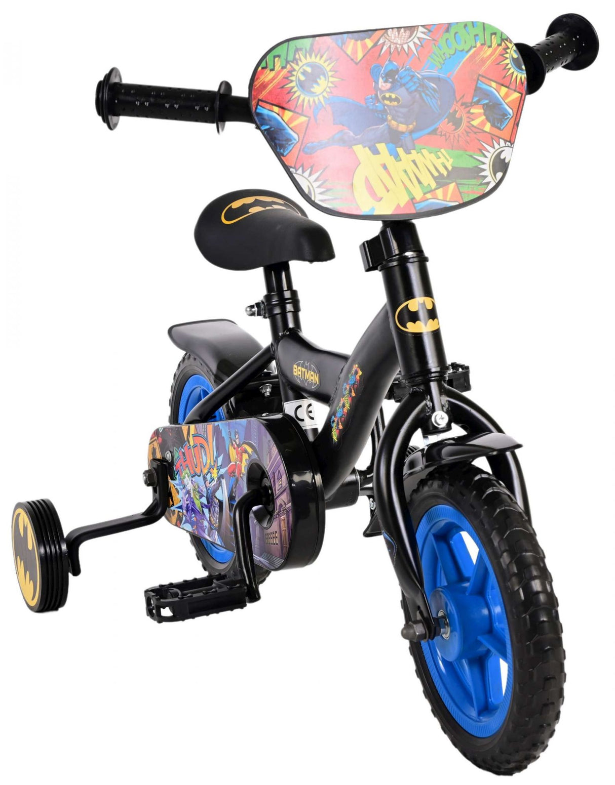 Batman Kinderbike Jungen 10 Zoll schwarzer Thrapper