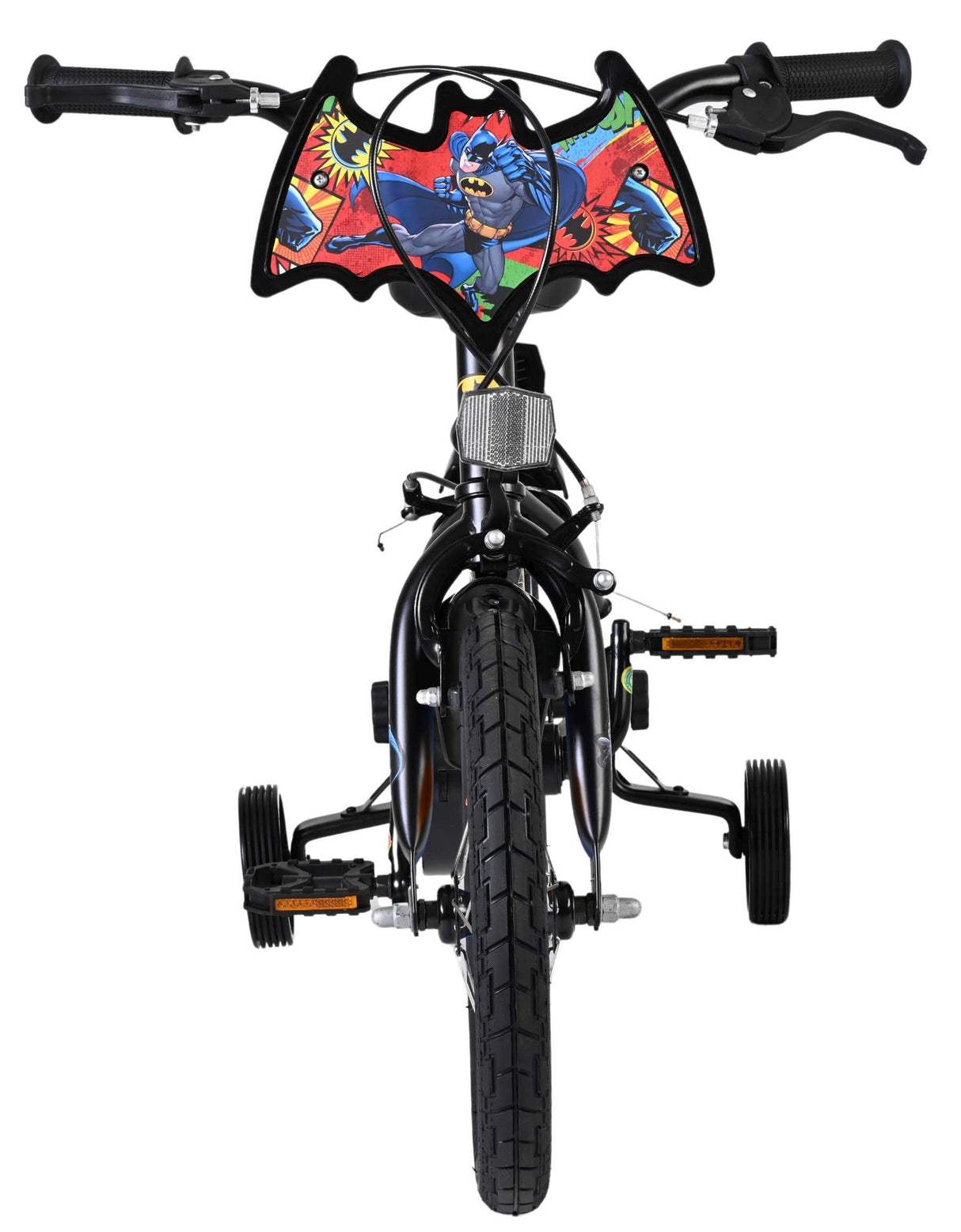 Batman Kinderfahrrad – Jungen – 14 Zoll – Schwarz – zwei Handbremsen