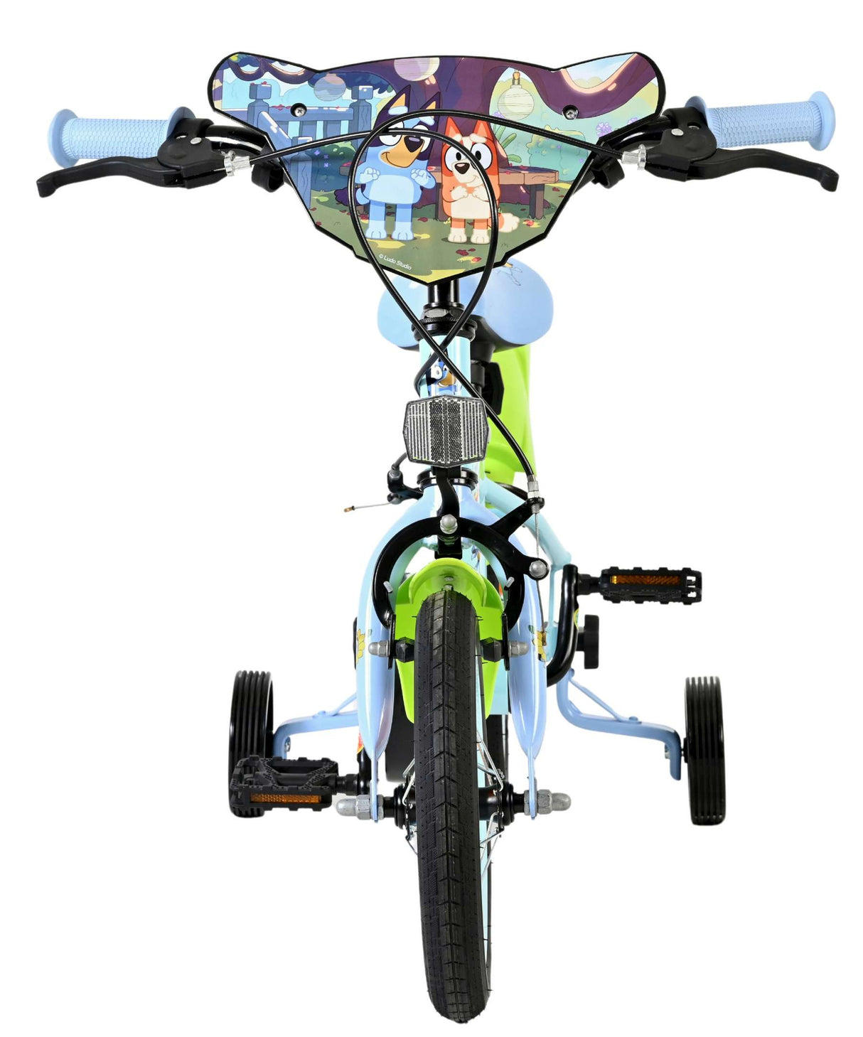 Bluey Kinderfahrrad 12 Zoll - Hellblau - zwei Handbremsen