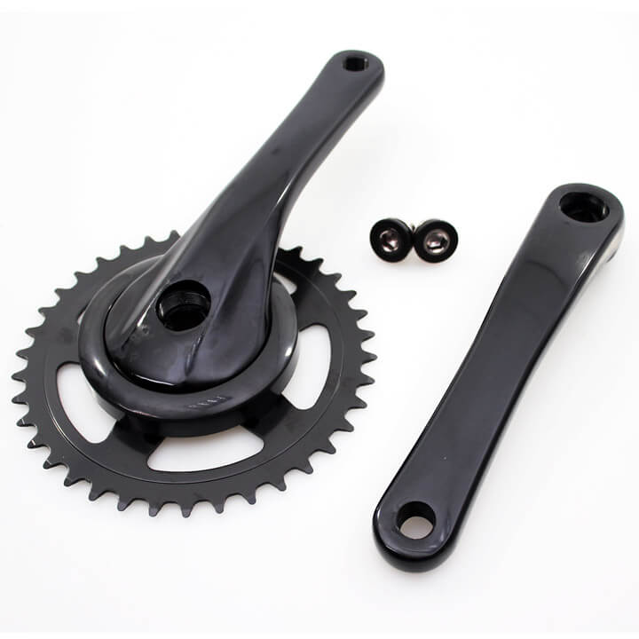Cortina Crankstel 38T Black Matt